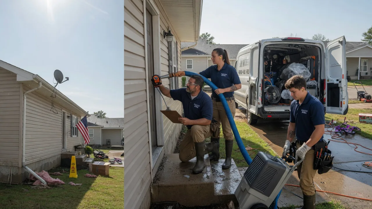 Ceiling Water Damage Restoration in Sextonville, WI near me